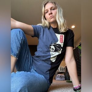 Handmade yin yang t shirt